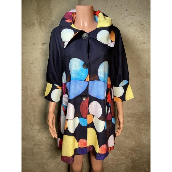 Damee Jackets & Blazers - Damee Multicolor Dressy Jacket sz Small